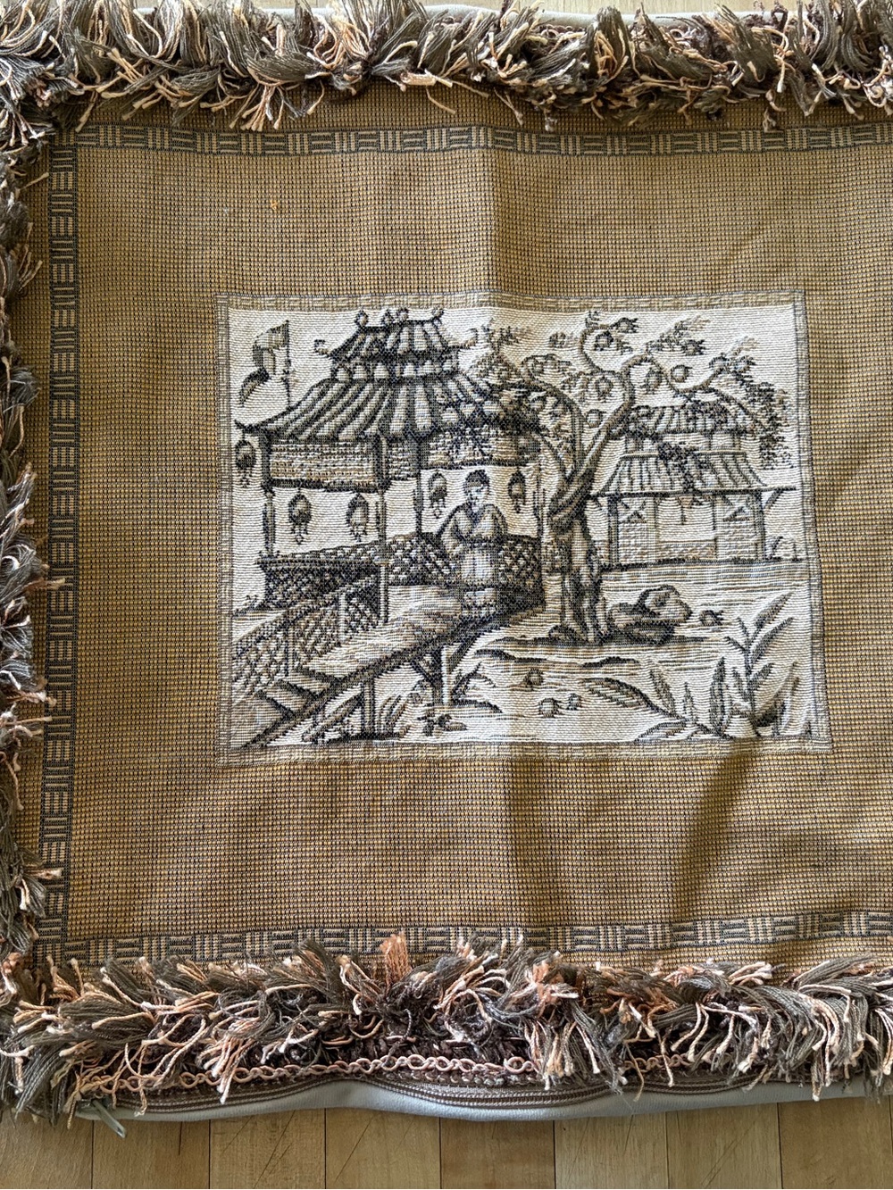 Unique Decorative Pillow Cover with Fringes